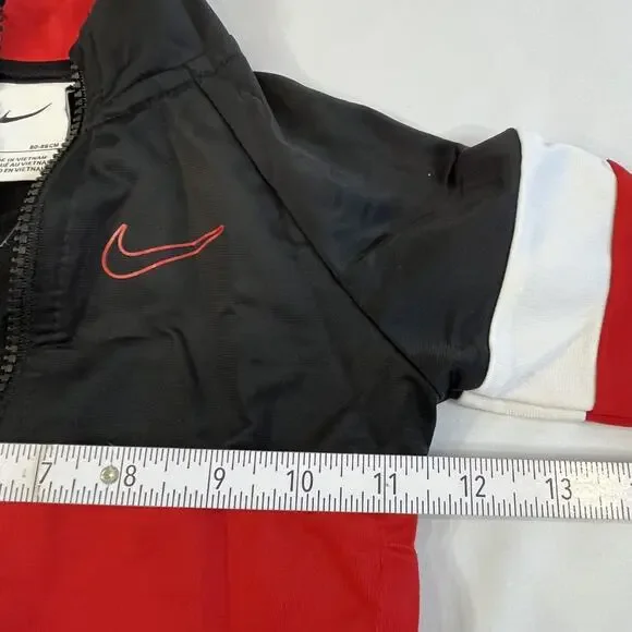 Nike Toddler Tracksuit Set 18M Red Black Jogger Outfit - Picture 10 of 14